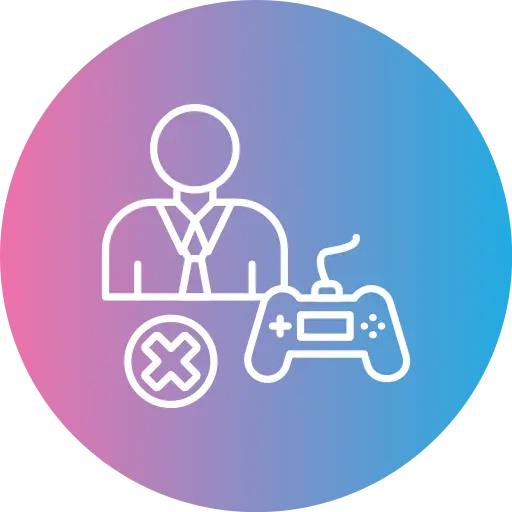 Accessibility friendly controller usage icon